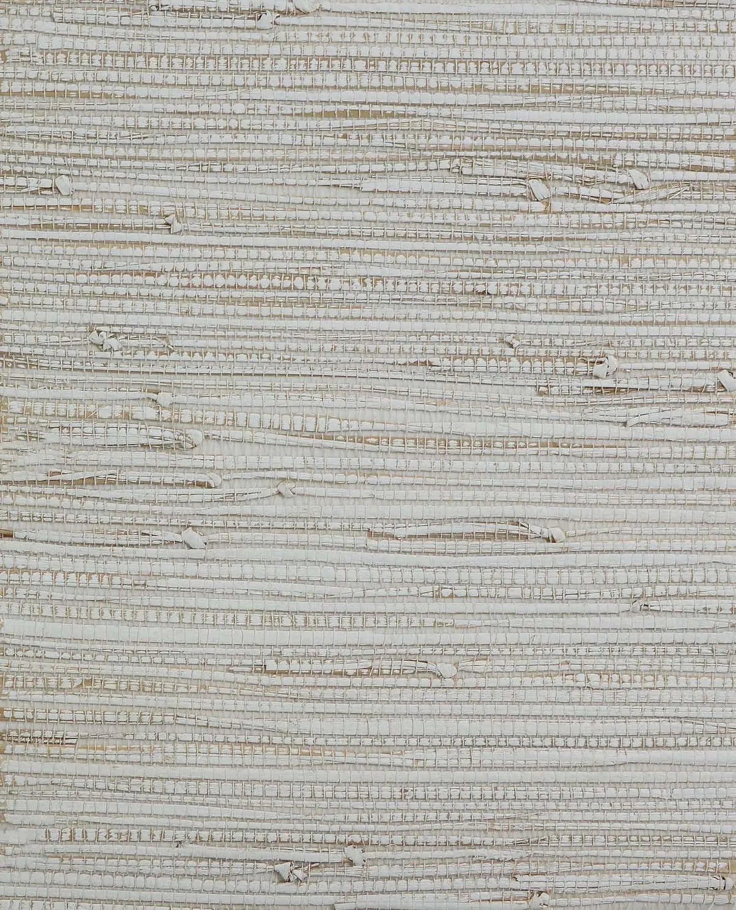 Close-up of Grasscloth Texture Grasscloth Naturals, a woven wallpaper with horizontal lines and natural grass fibers.
