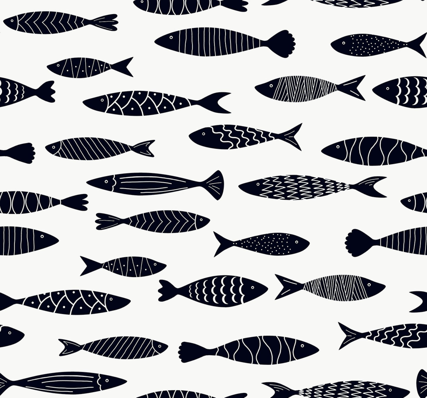 Painted Fish Wallpaper