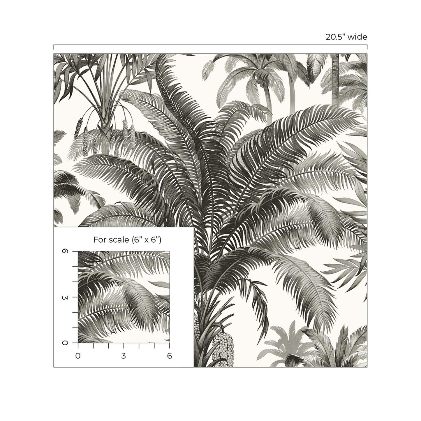 Palm Grove Peel & Stick