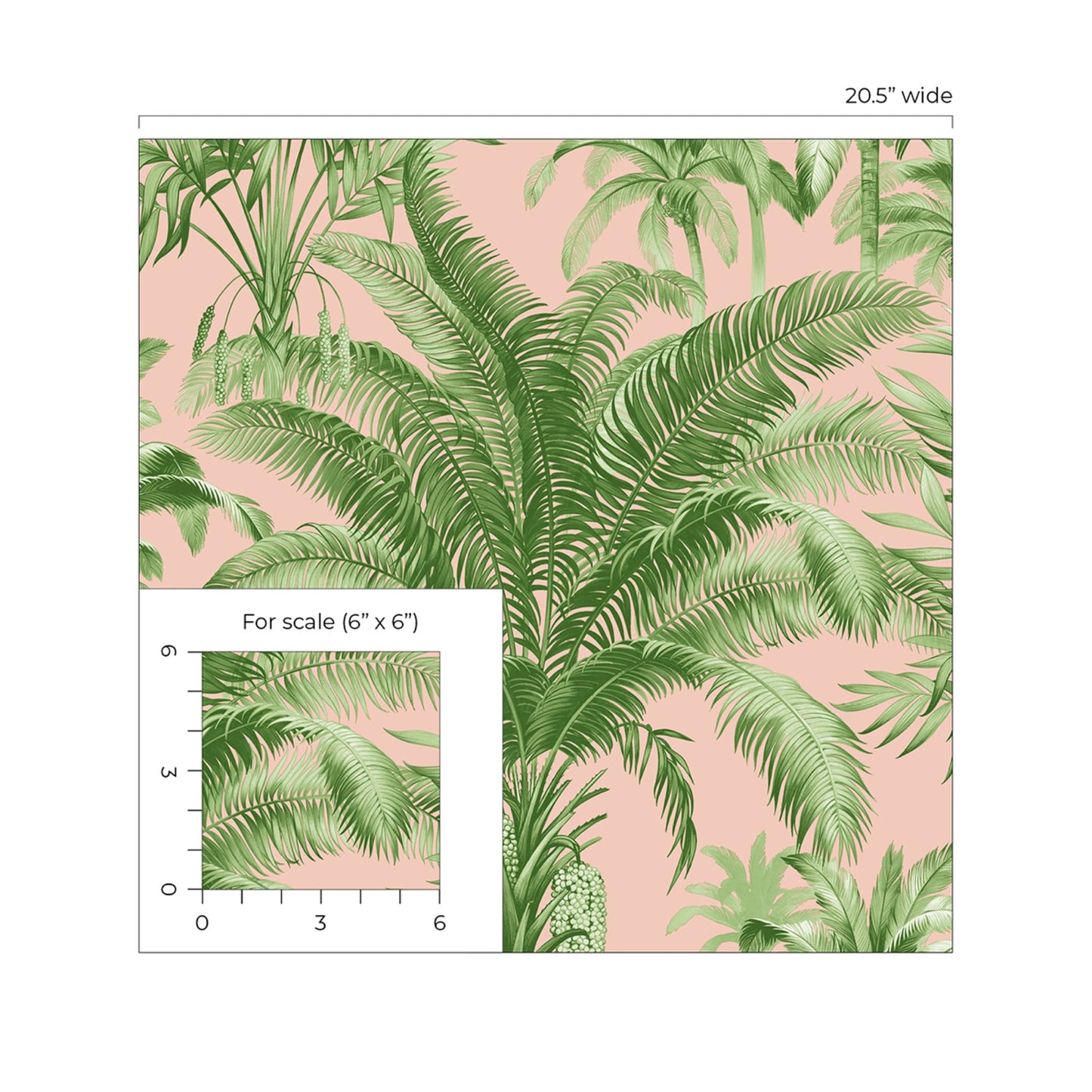 Palm Grove Peel & Stick
