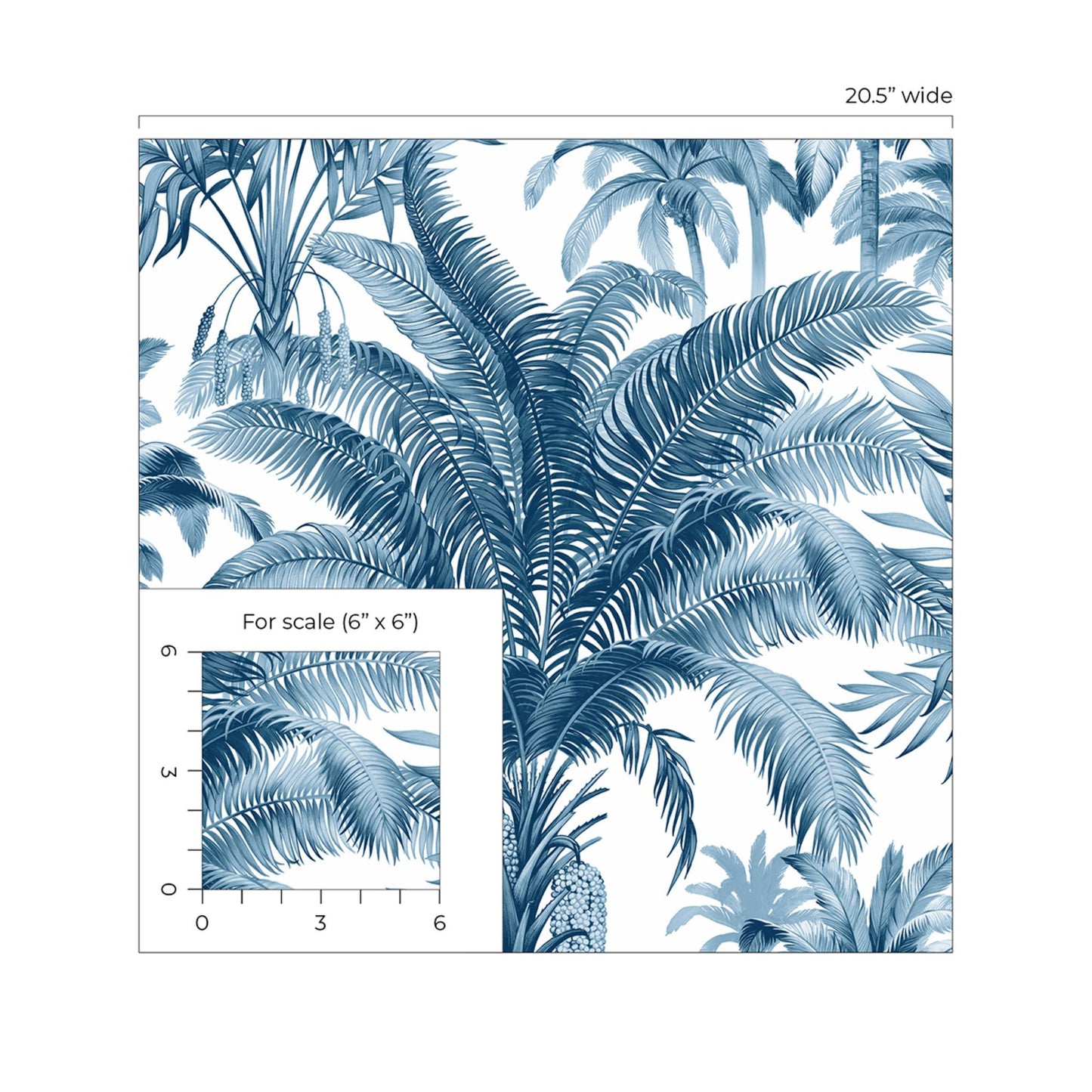 Palm Grove Peel & Stick