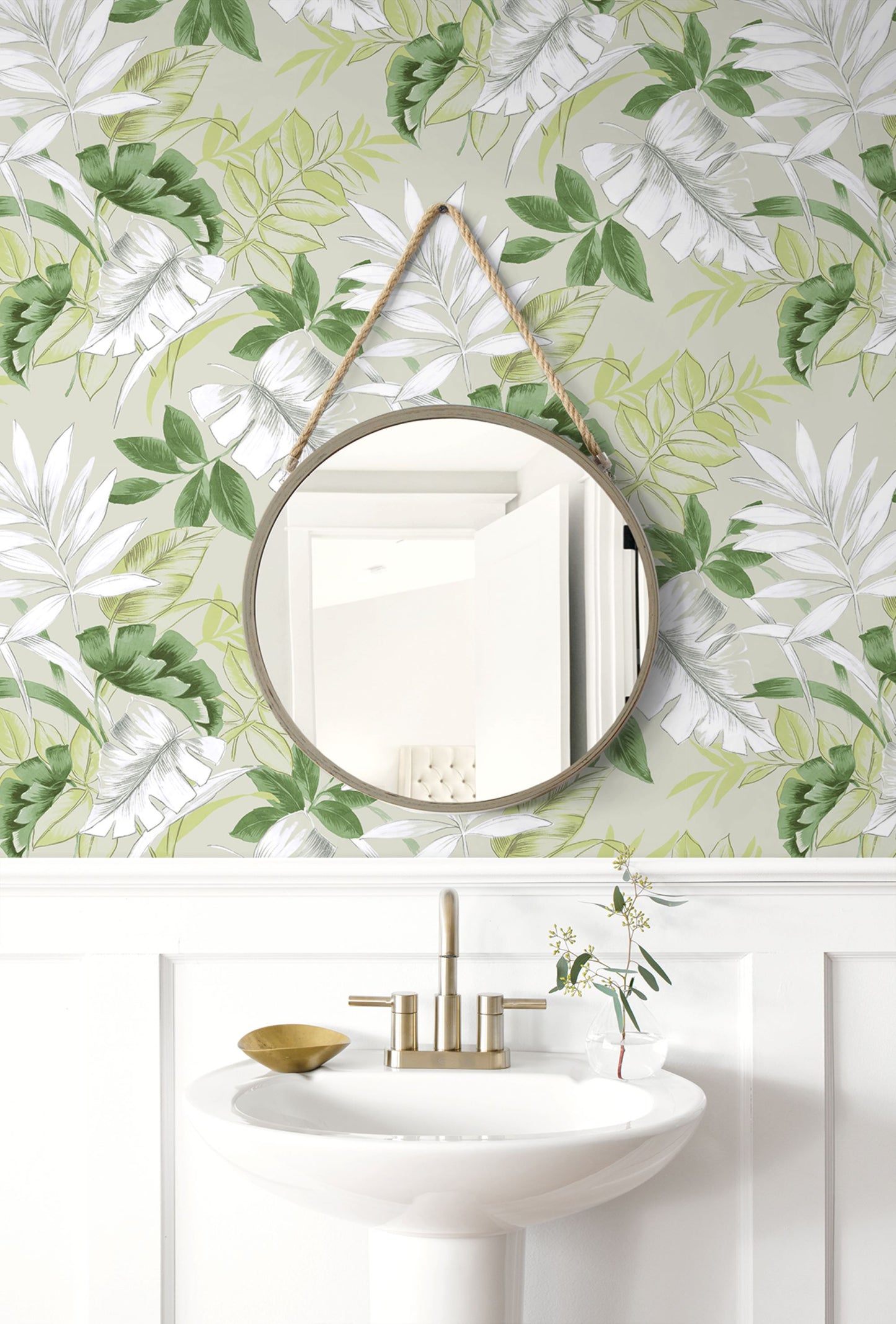 Tropical Leaves Peel & Stick