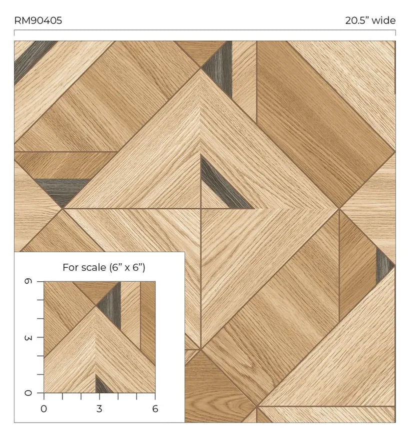 Wood Tiles Wallpaper