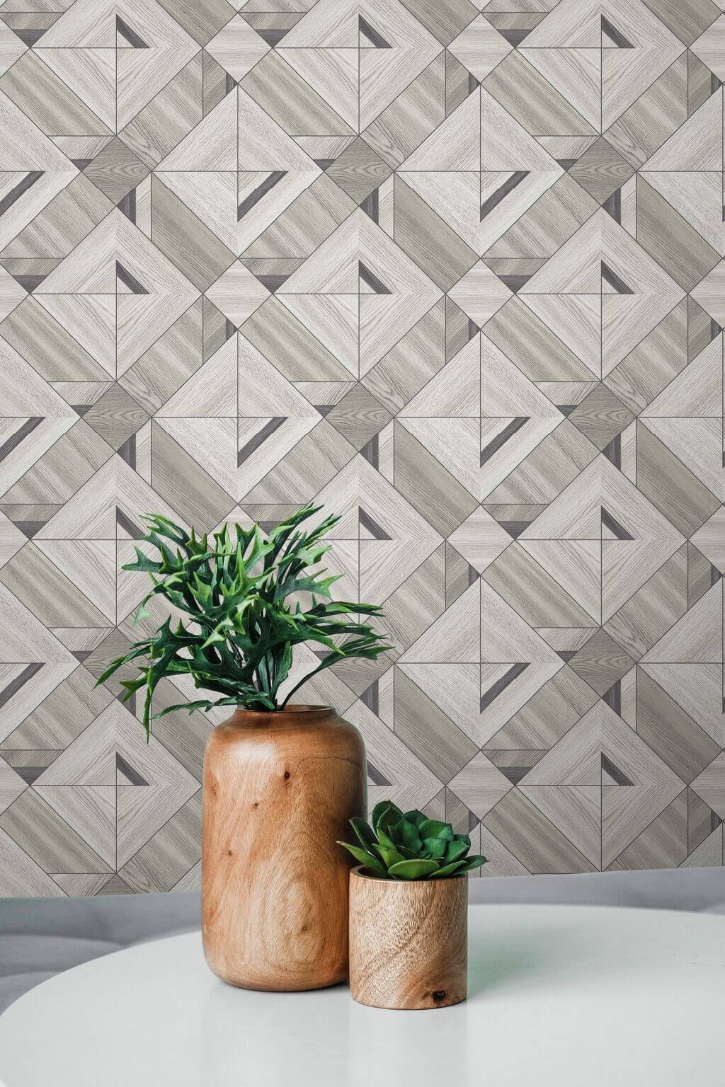 Wood Tiles Wallpaper