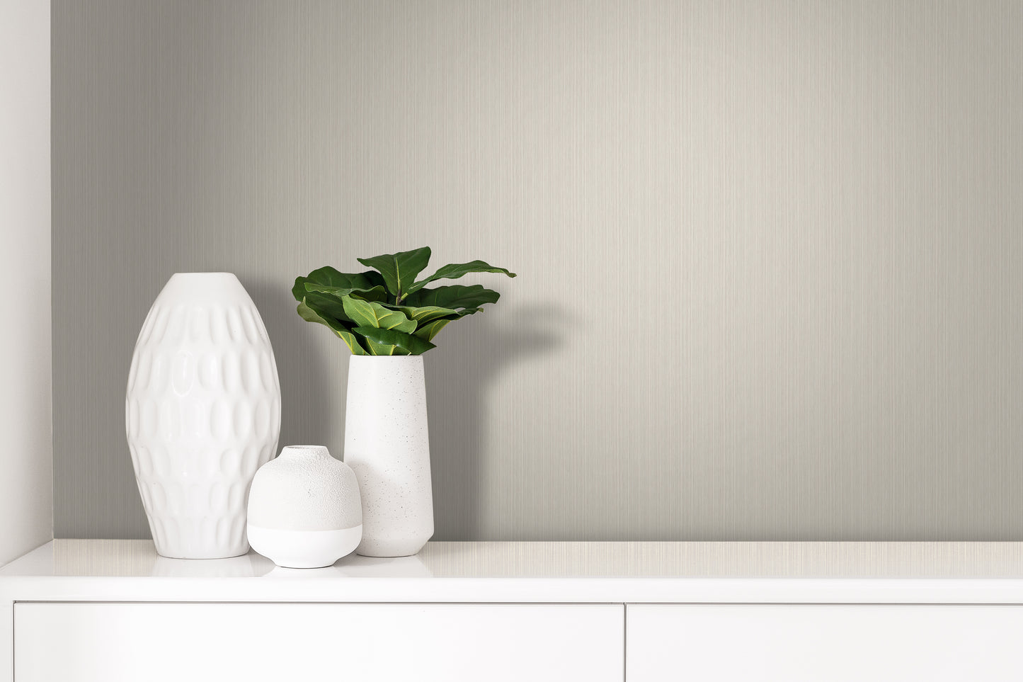Textile Effect Vertical Wallpaper