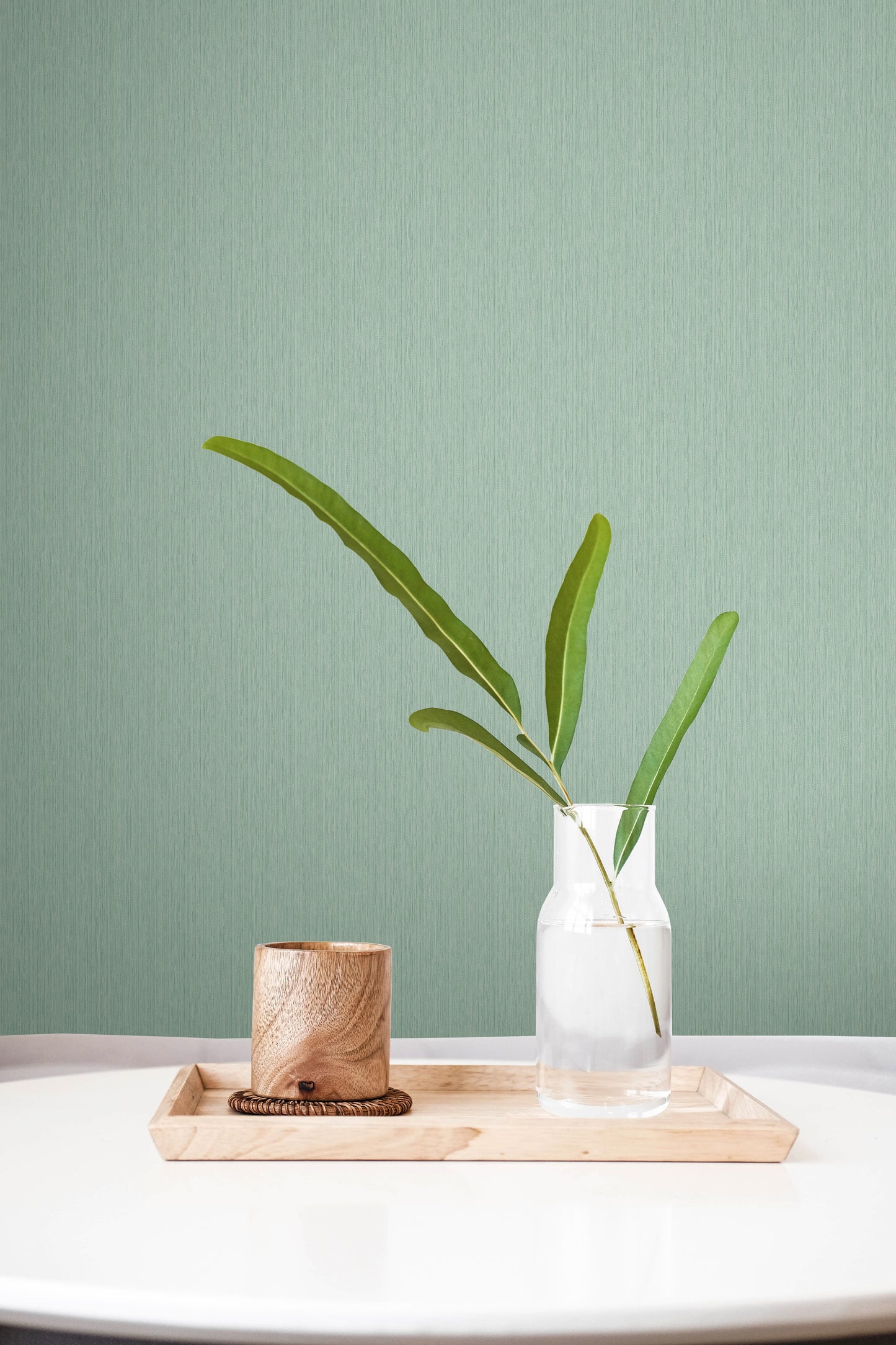 Textile Effect Vertical Wallpaper