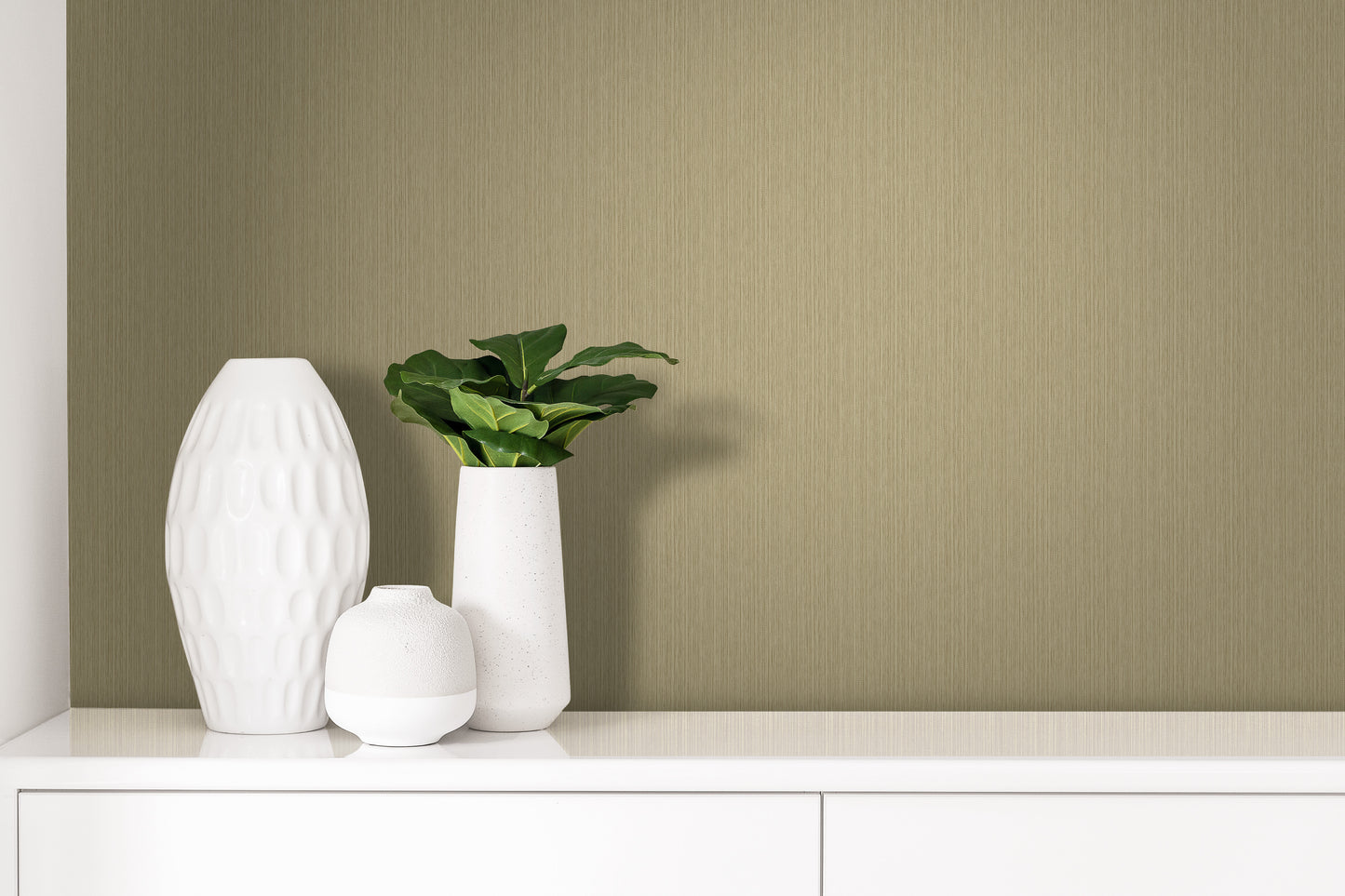 Textile Effect Vertical Wallpaper