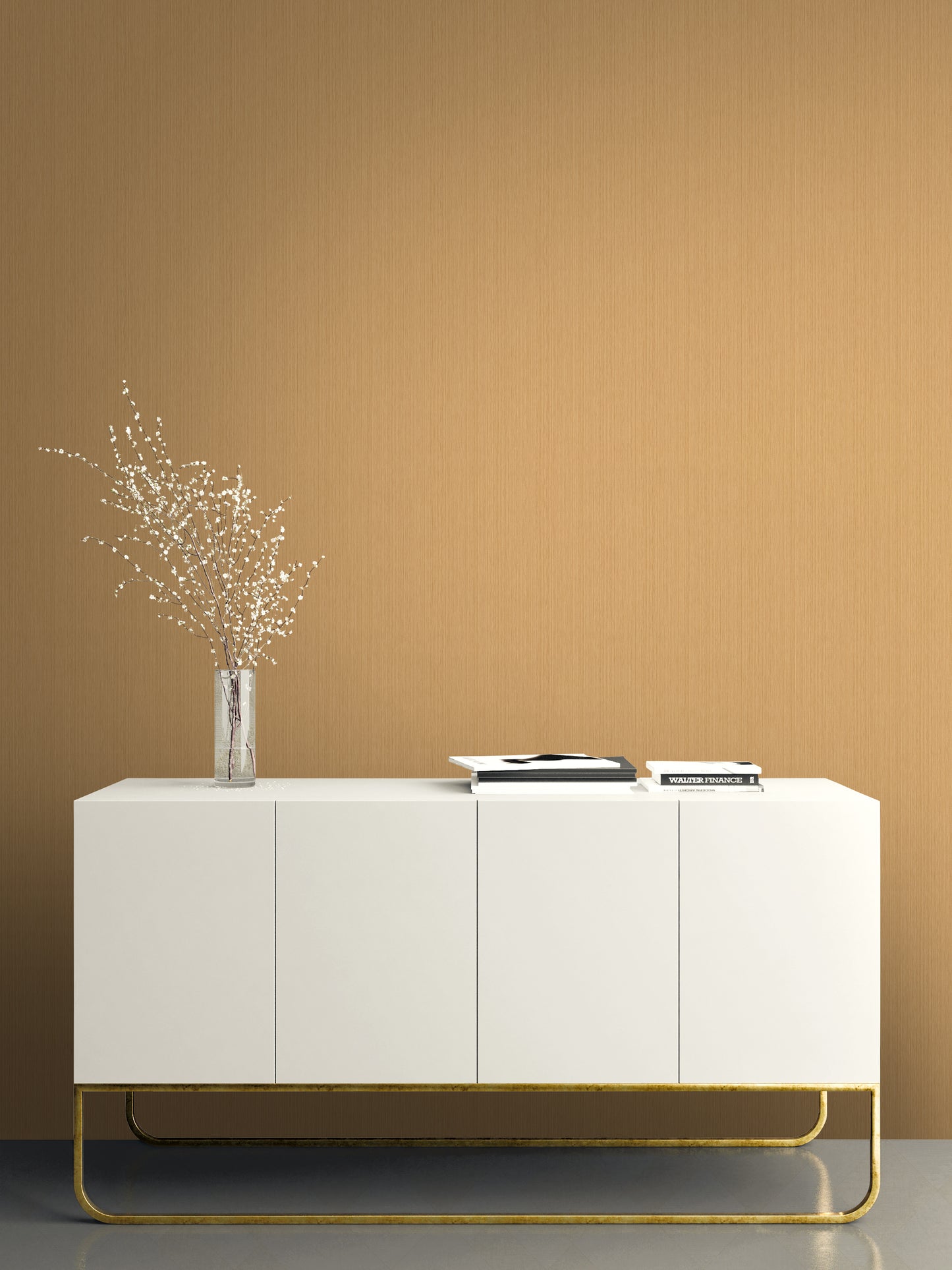 Textile Effect Vertical Wallpaper