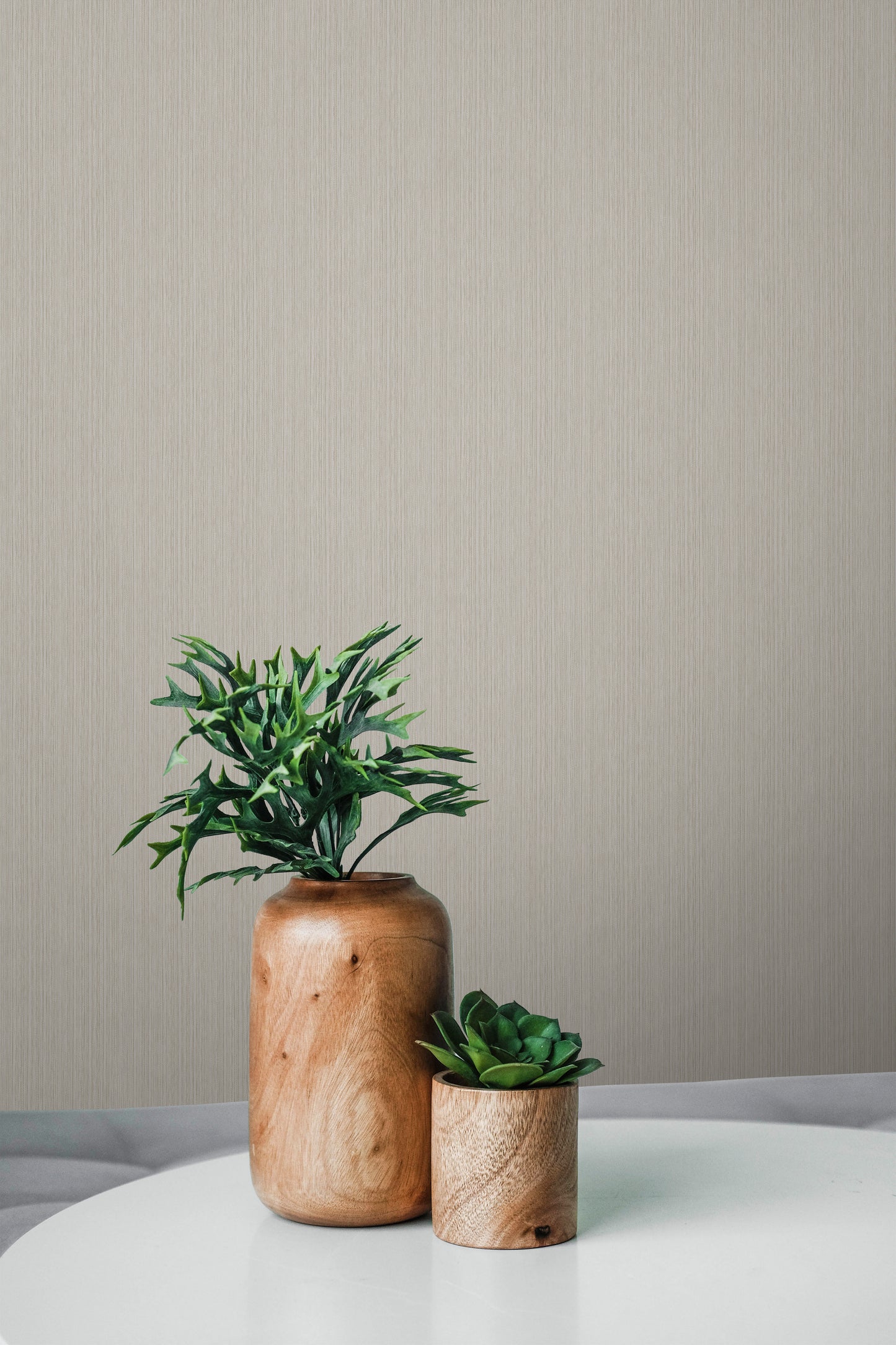 Textile Effect Vertical Wallpaper