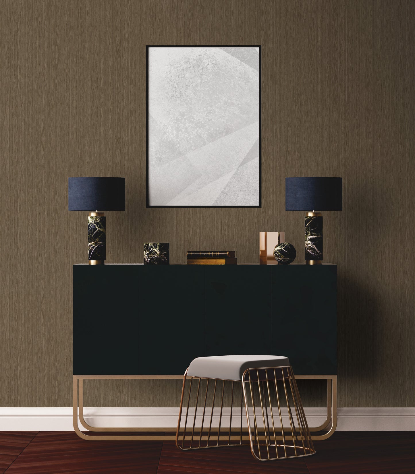 Textile Effect Vertical Wallpaper