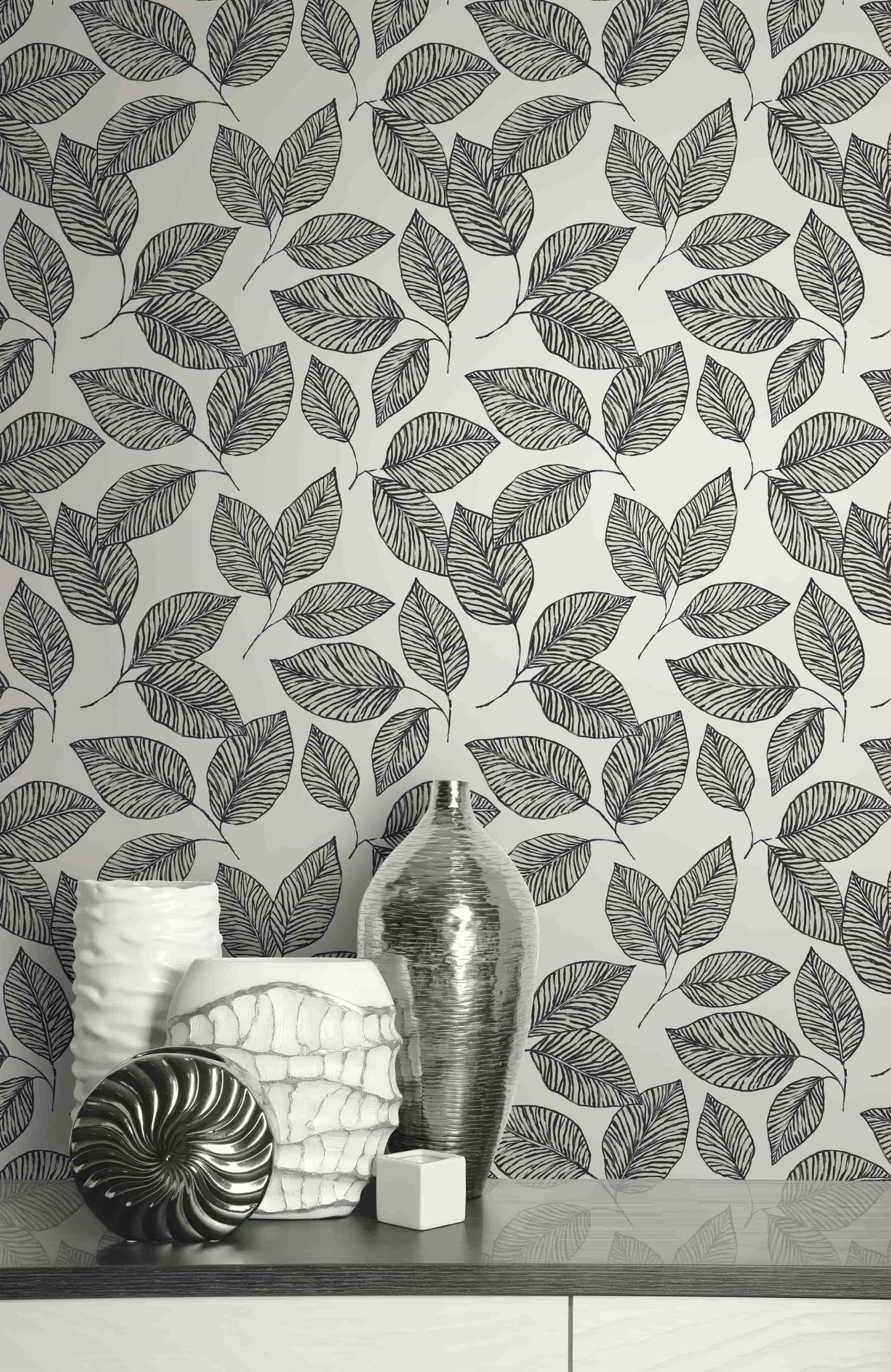 Stylized Foliage Wallpaper