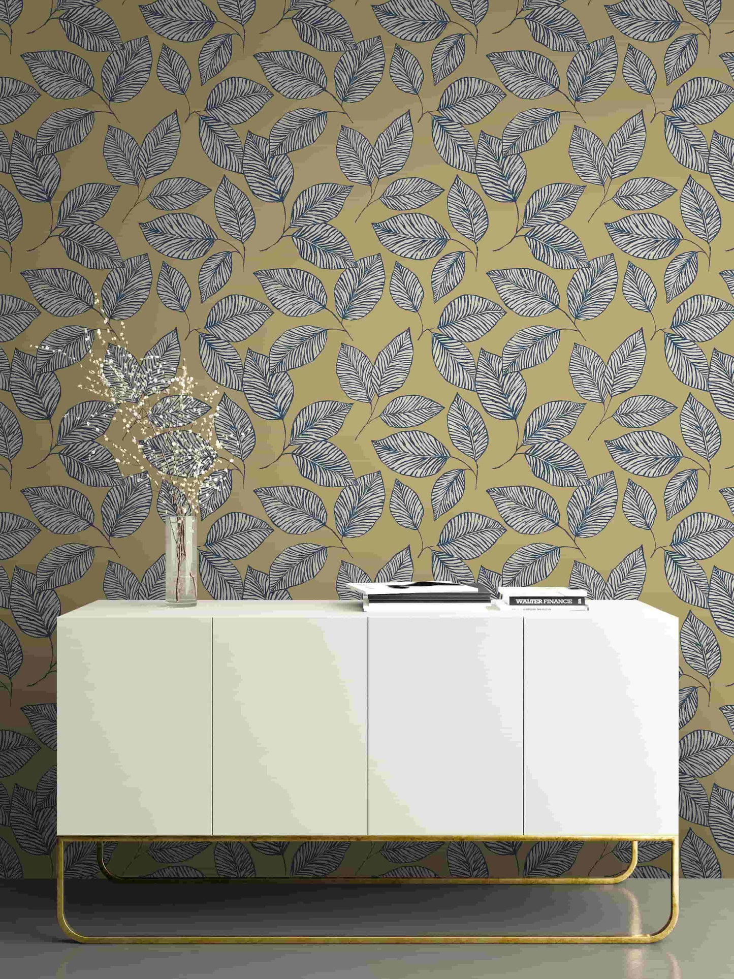 Stylized Foliage Wallpaper