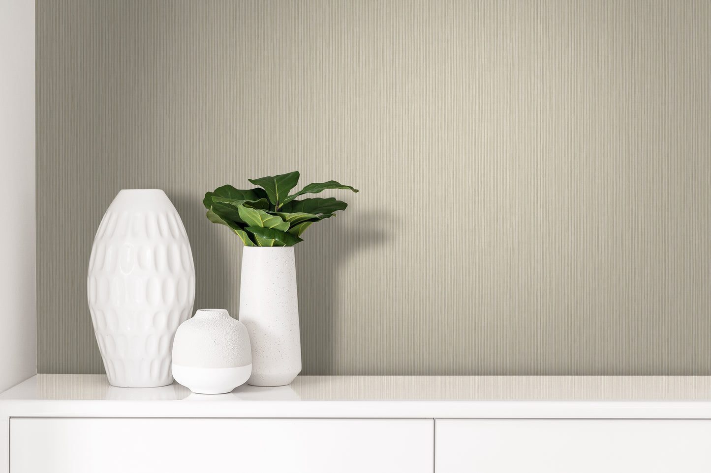 Strie Velvet Imitation Wallpaper