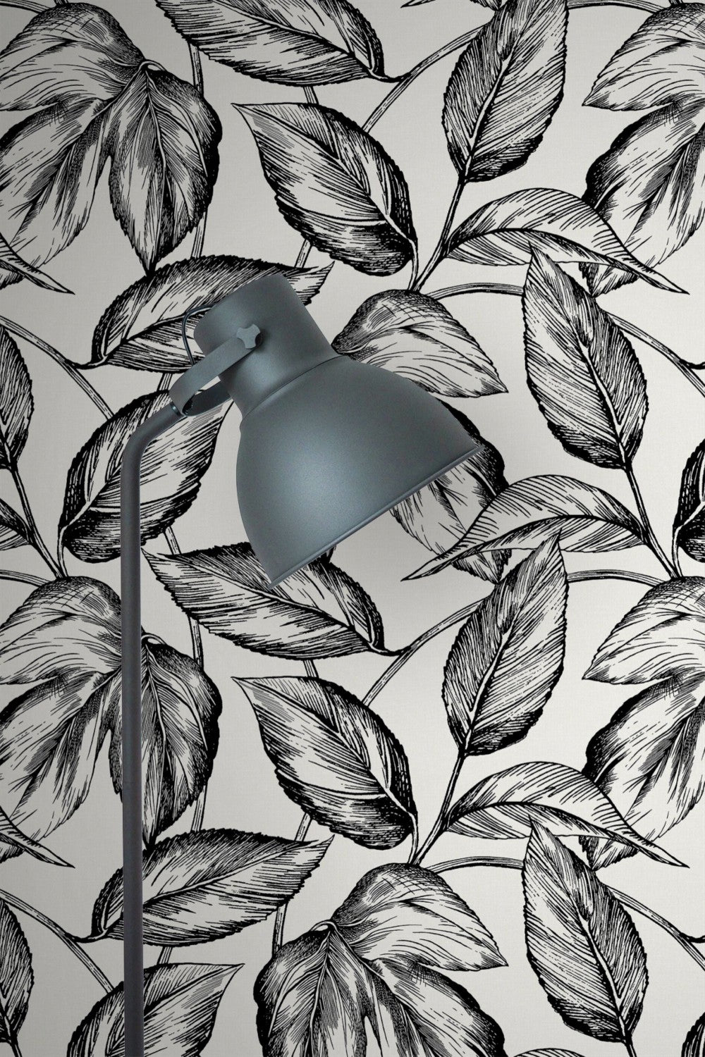 Sketched Leaves Wallpaper