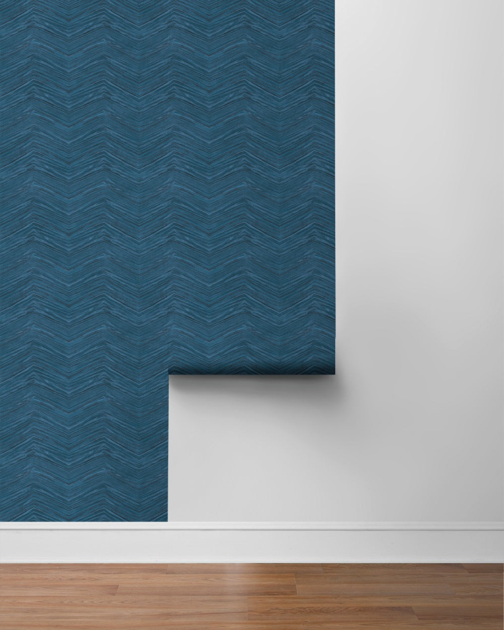 Wood Chevron Peel & Stick