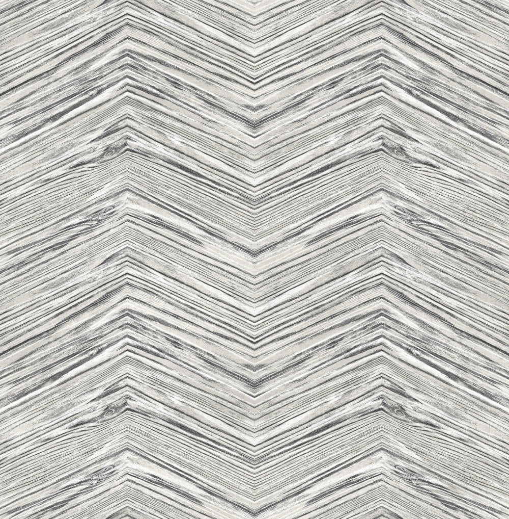 Wood Chevron Peel & Stick