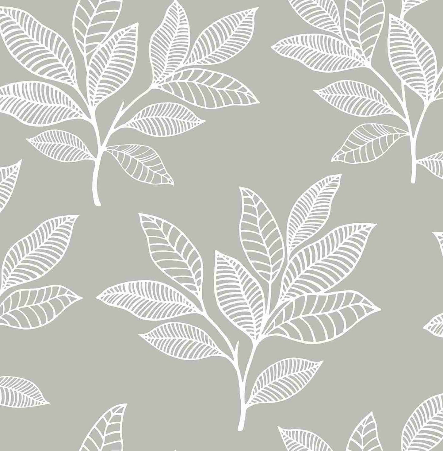 Stylized Leaves Peel & Stick
