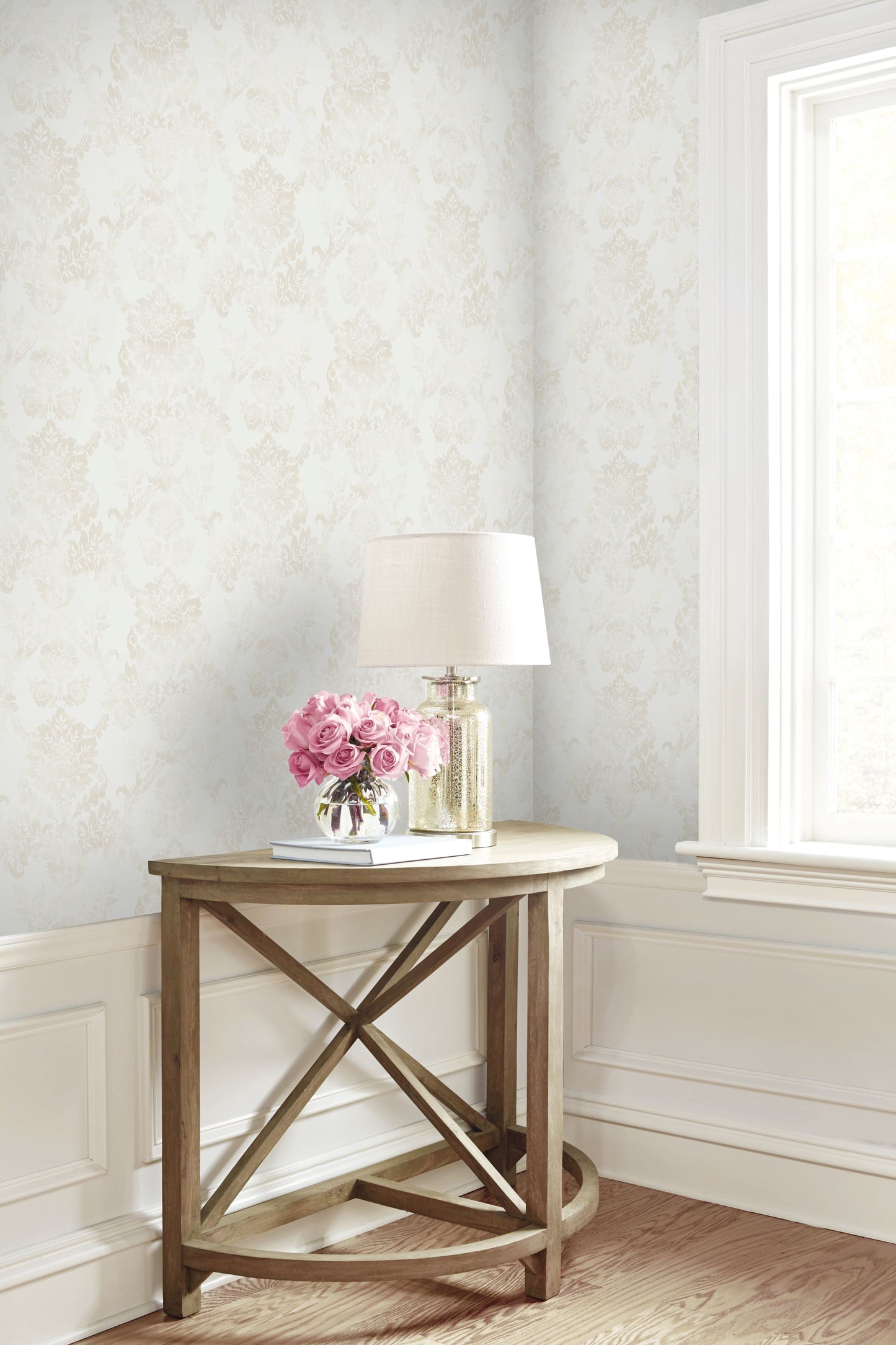 French Damask Wallpaper
