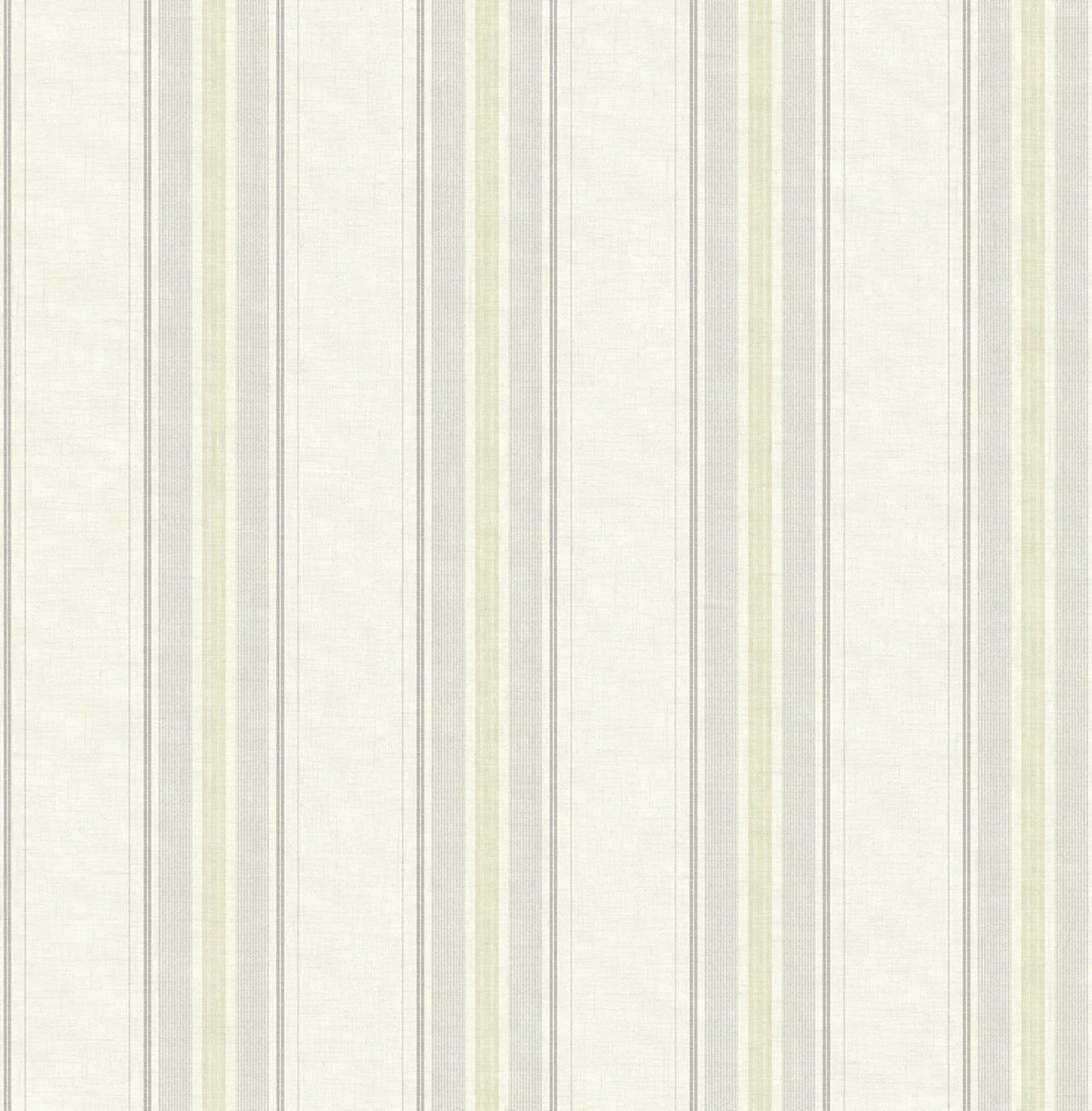 Spring Stripe Wallpaper: beige and light gray vertical stripes with a subtle texture, ideal nonwoven cottage wallpaper.