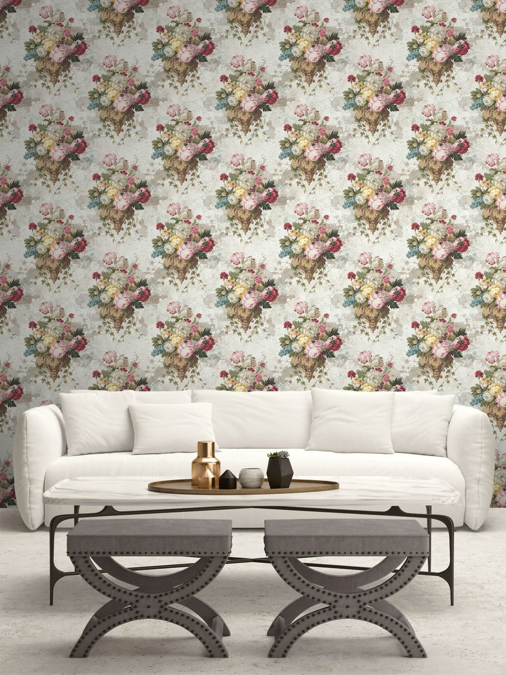Floral Bunch Wallpaper