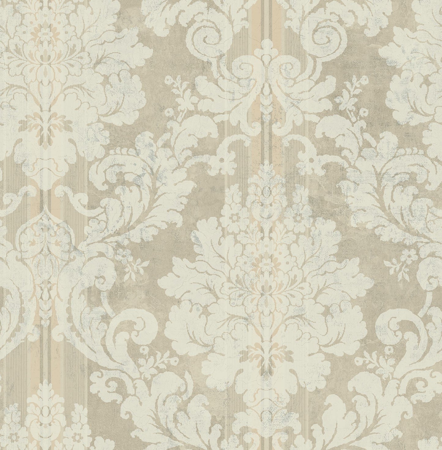 Vintage Damask Wallpaper