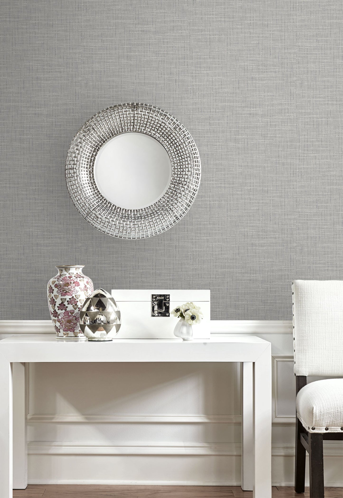 Grasscloth Impression Wallpaper