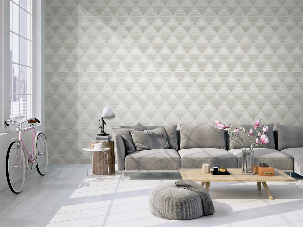 Metallic Rhombus Wallpaper