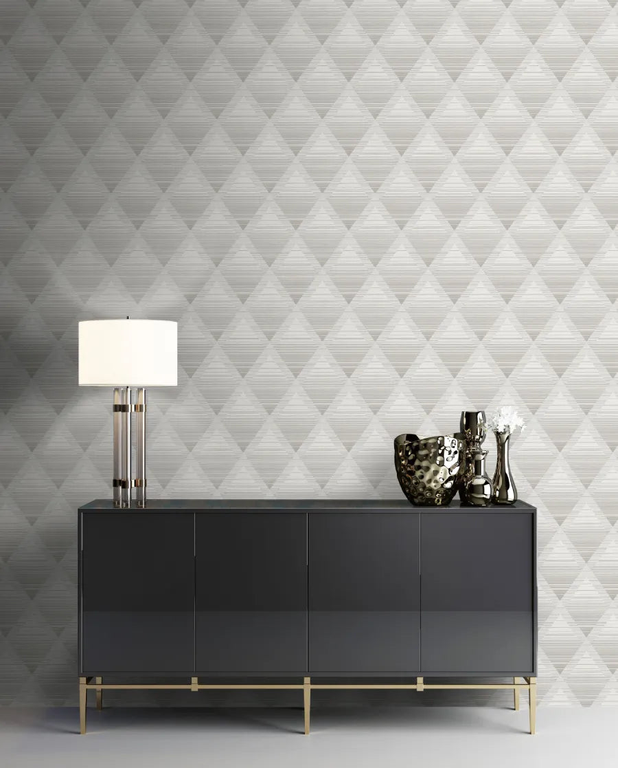 Metallic Rhombus Wallpaper