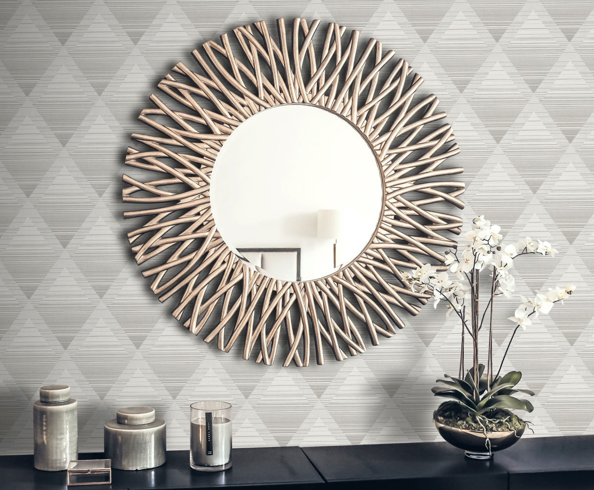 Metallic Rhombus Wallpaper