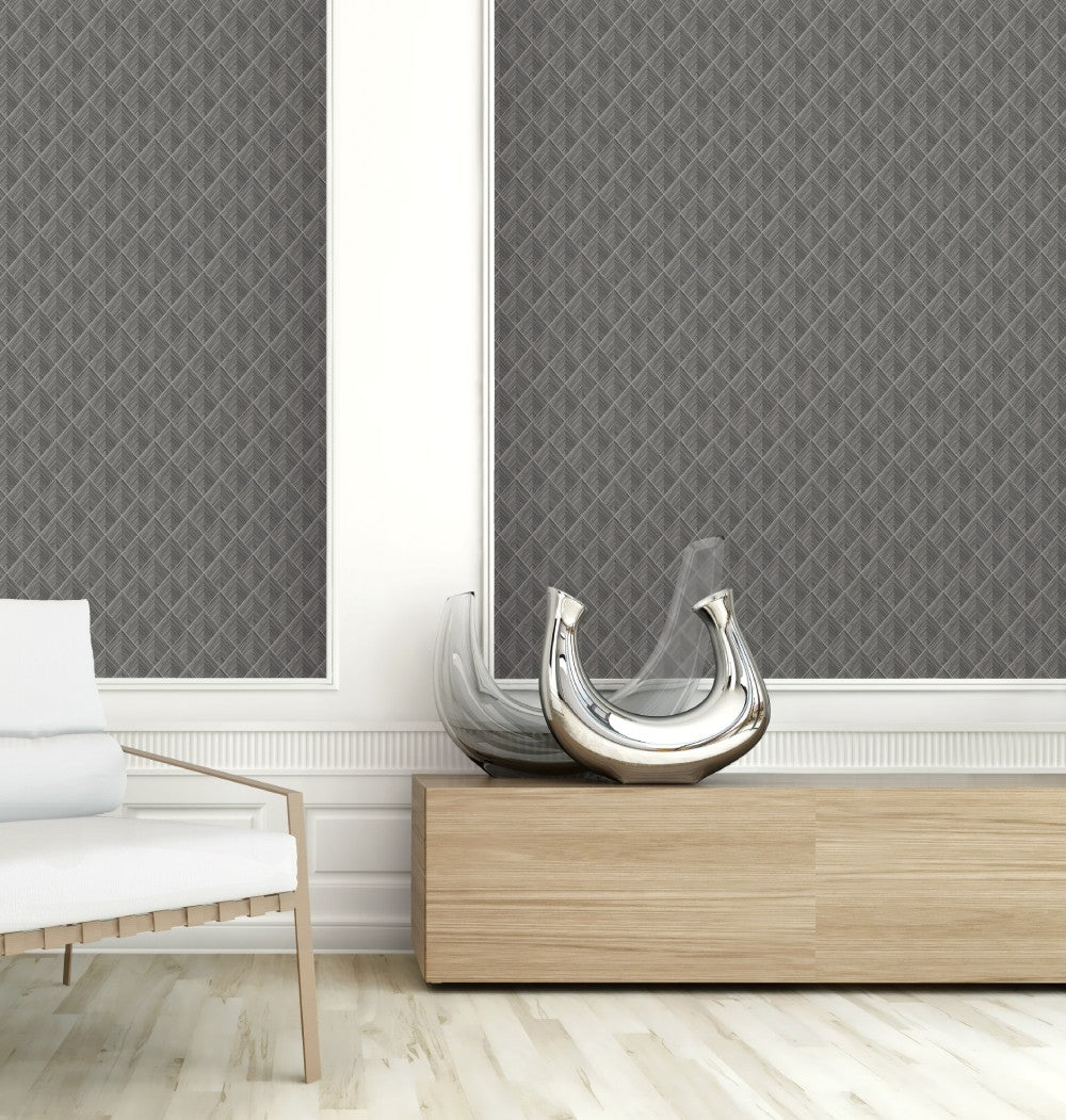 Pyramid Grasscloth Wallpaper