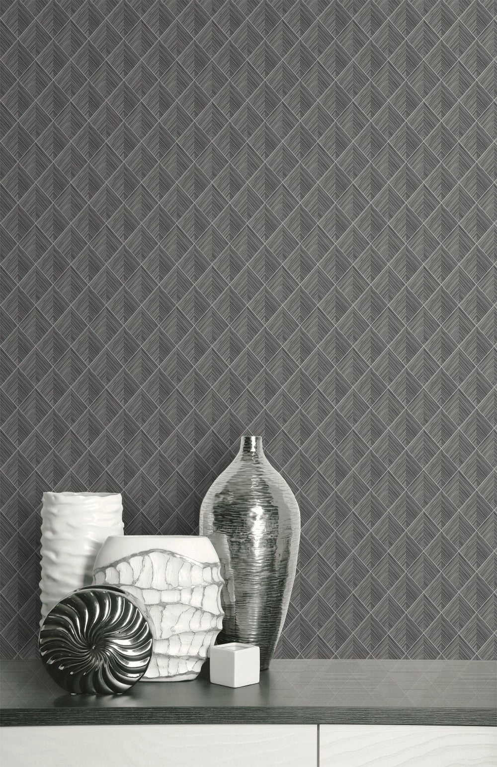 Pyramid Grasscloth Wallpaper