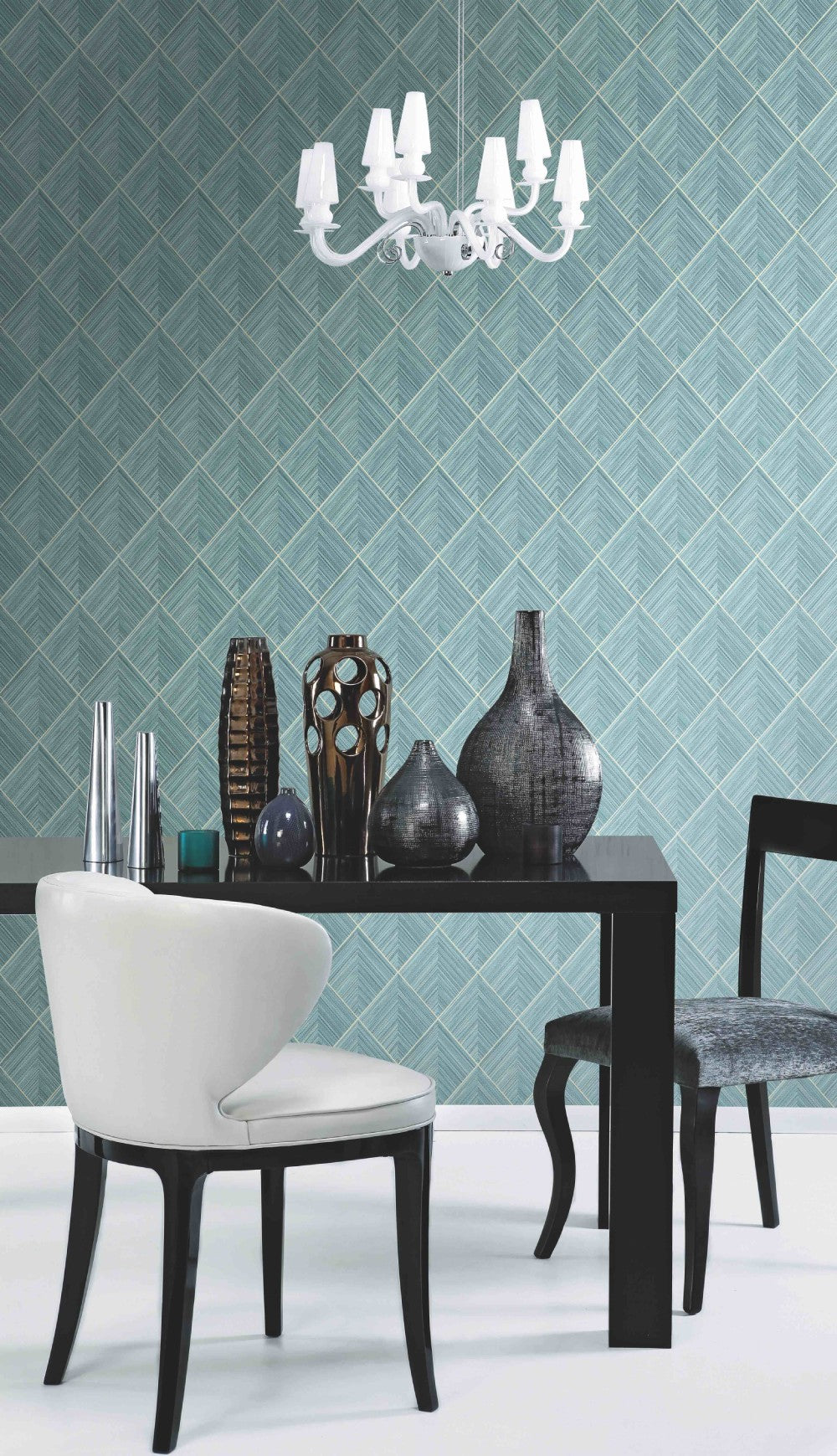 Pyramid Grasscloth Wallpaper