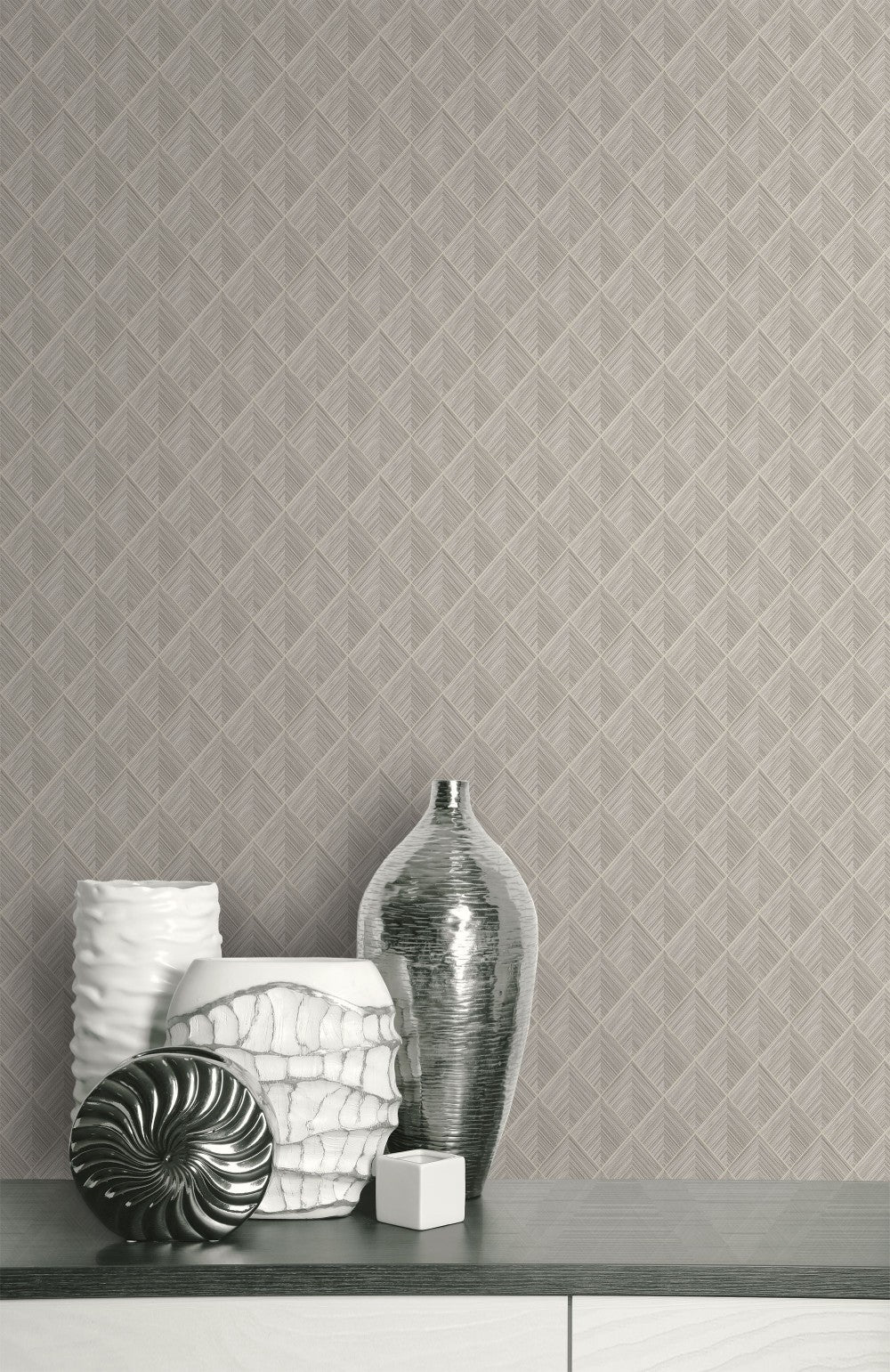 Pyramid Grasscloth Wallpaper