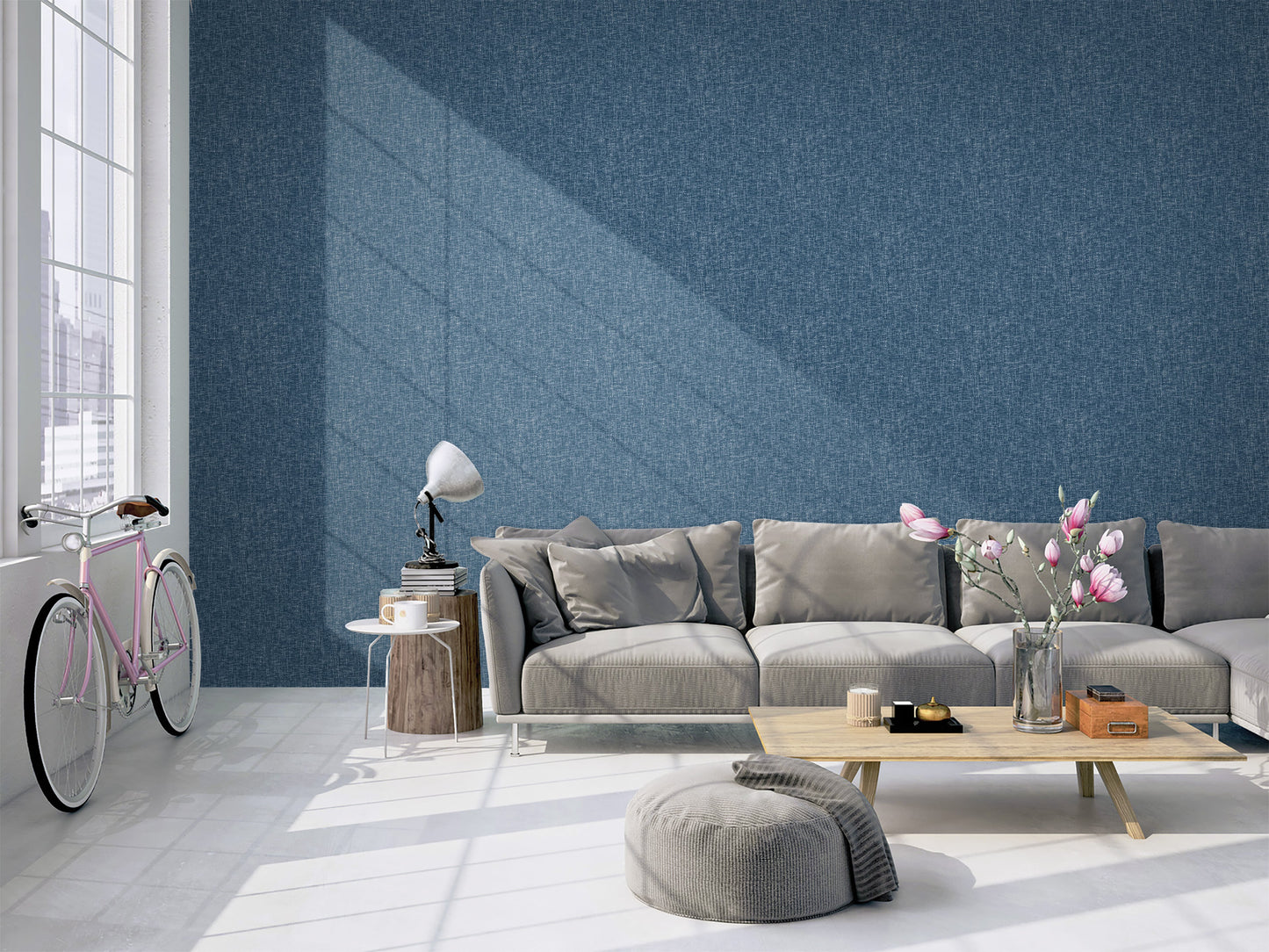 Textile Plain Linen Wallpaper