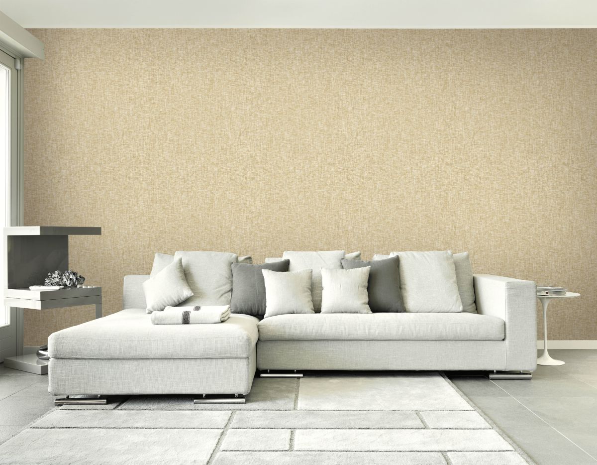Textile Plain Linen Wallpaper