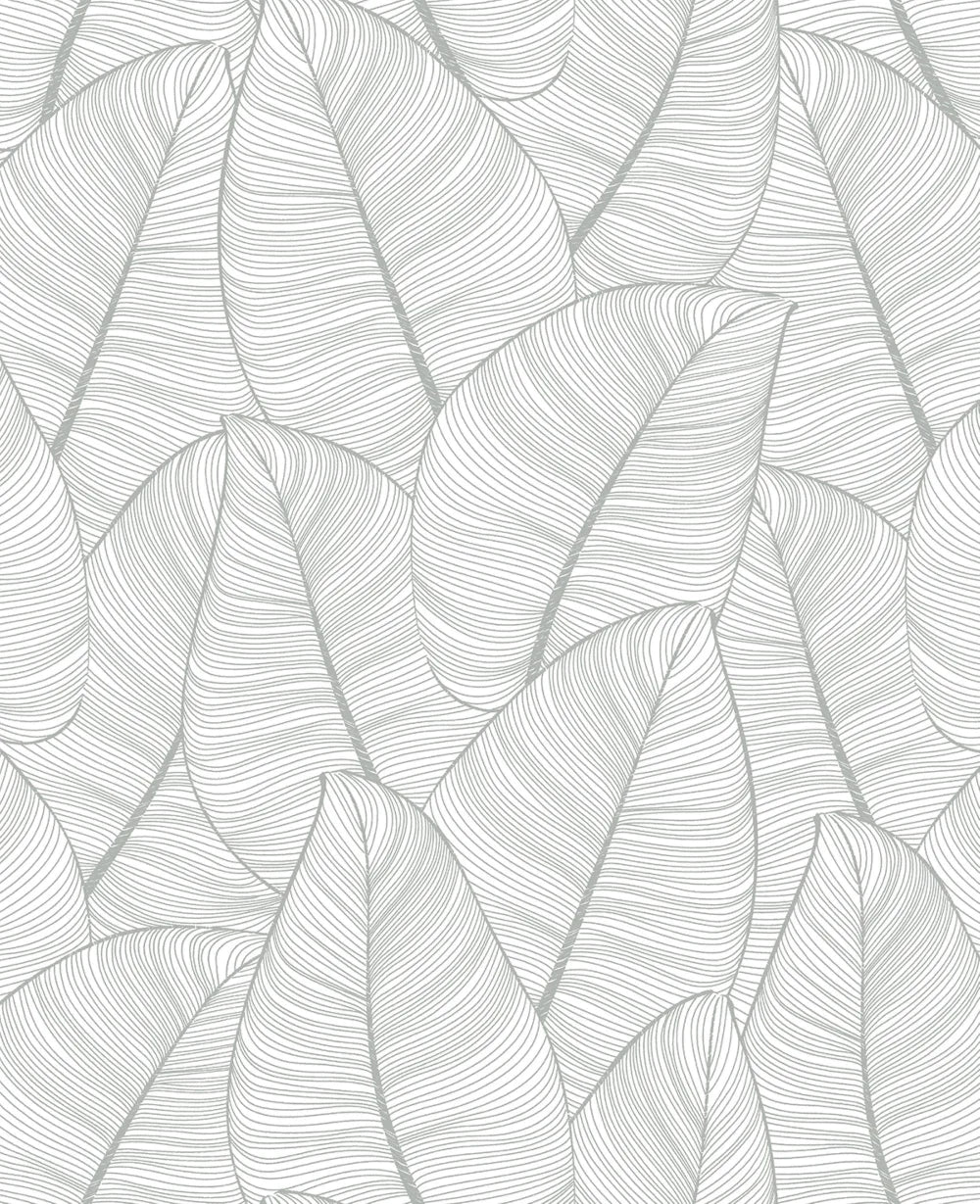 Metallic Leaf Wallpaper