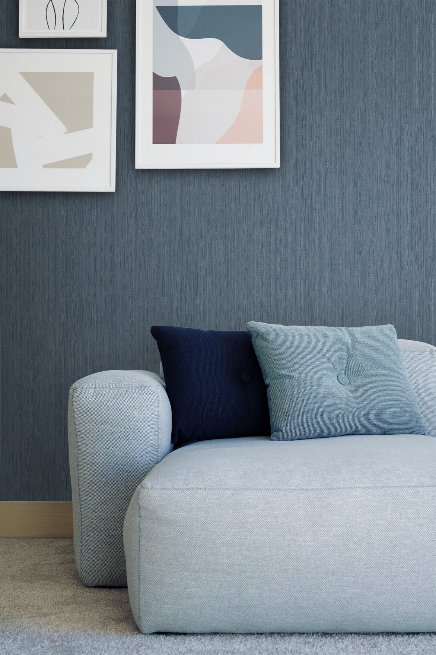 Textile Effect Vertical Wallpaper