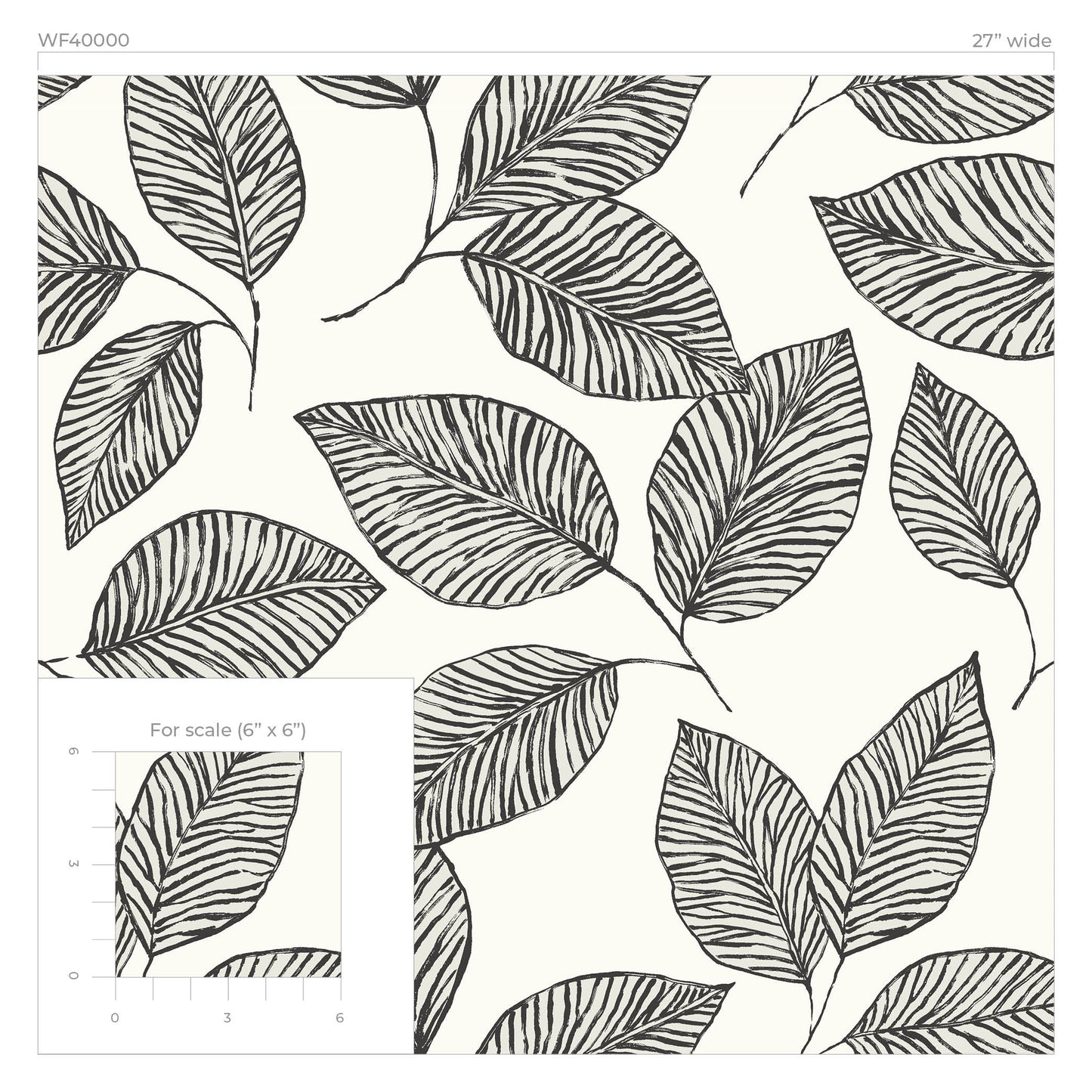 Stylized Foliage Wallpaper