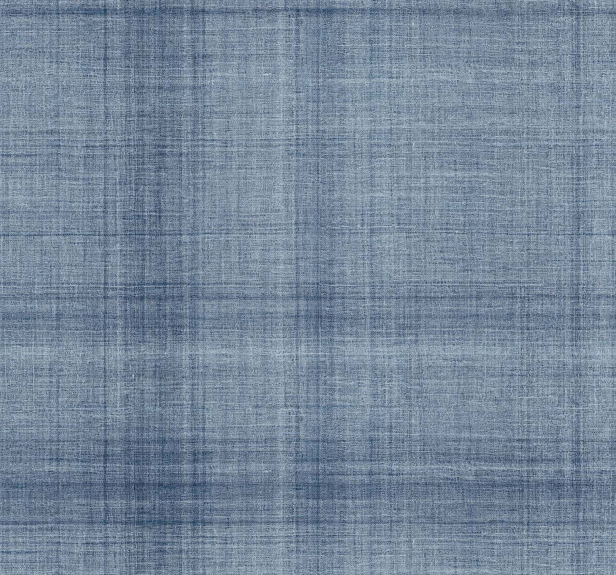 Textured Plaid Commercial Vinyl with a woven pattern and classic crisscross design, similar to traditional jean fabric.