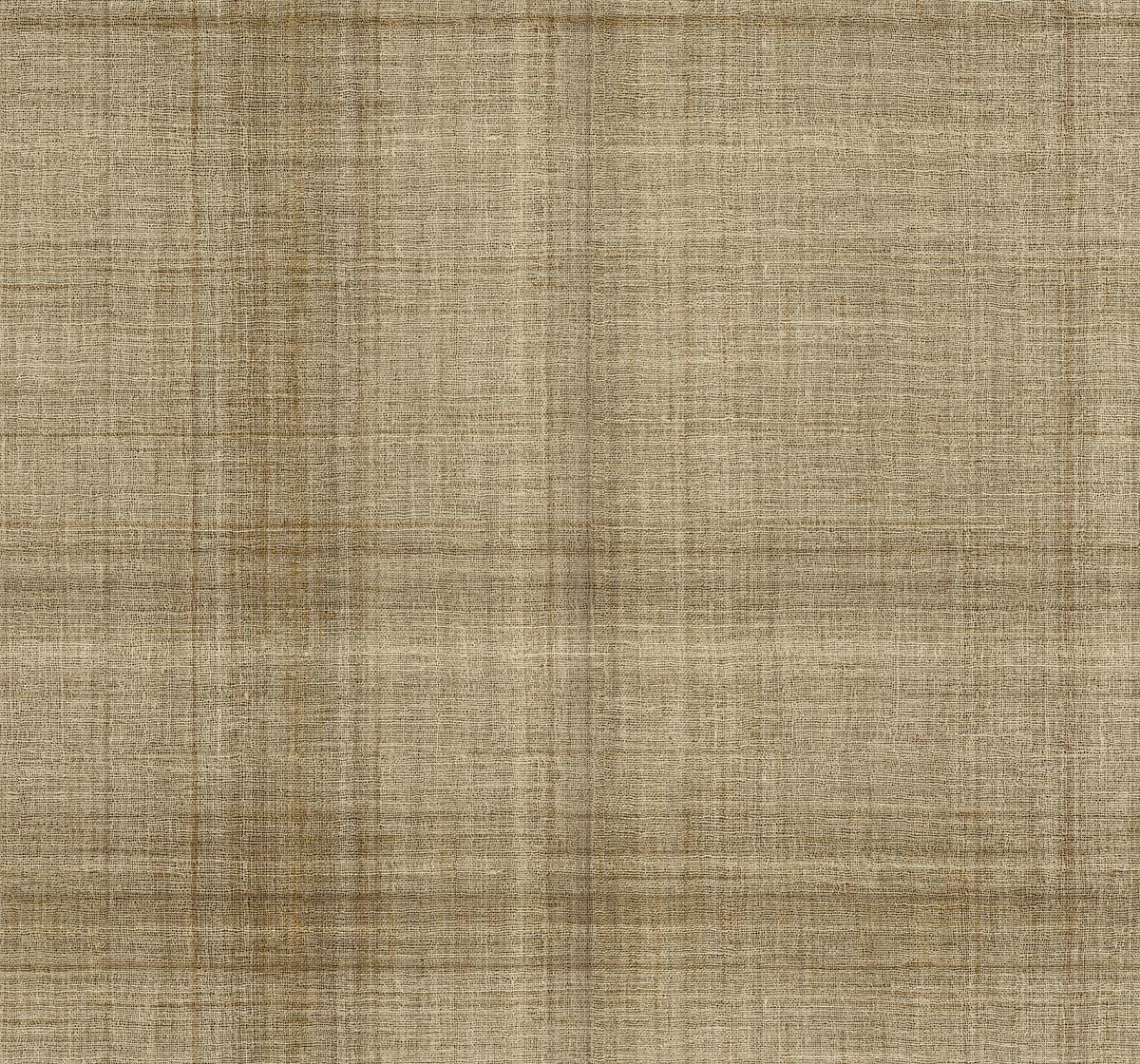 Textured Plaid Commercial Vinyl in beige with a subtle plaid pattern and visible woven threads.