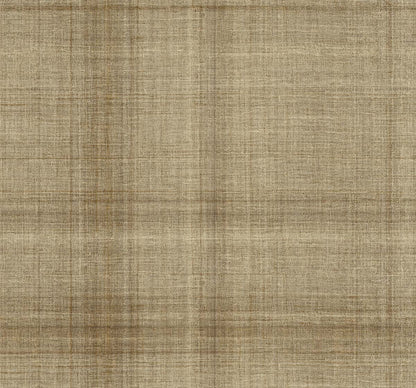 Textured Plaid Commercial Vinyl in beige with a subtle plaid pattern and visible woven threads.