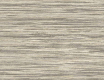 Faux Grasscloth Commercial Vinyl: Beige/taupe embossed vinyl wallpaper with horizontal stripes—modern, durable design.