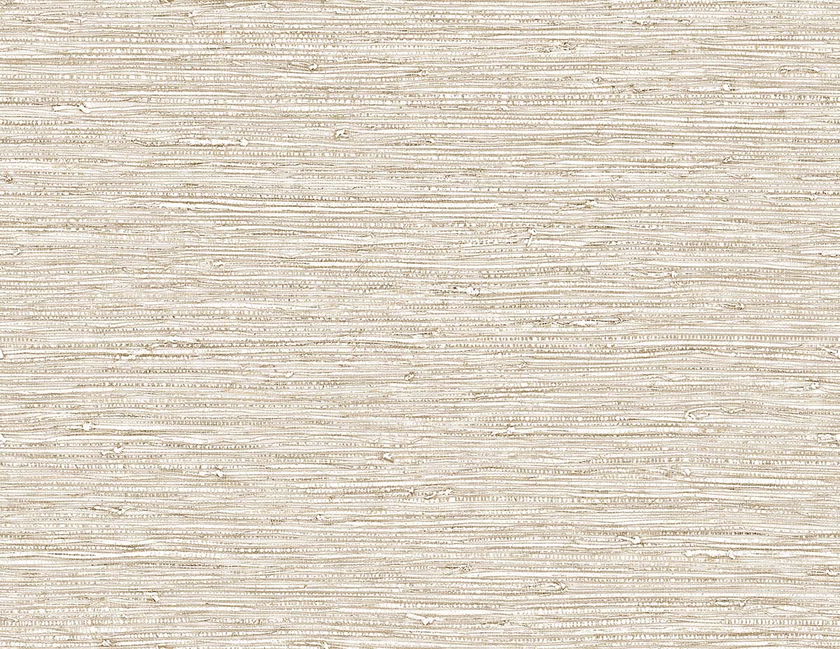 Texture Grasscloth Effect Commercial Vinyl wallpaper, beige with horizontal lines, ideal for modern spaces.