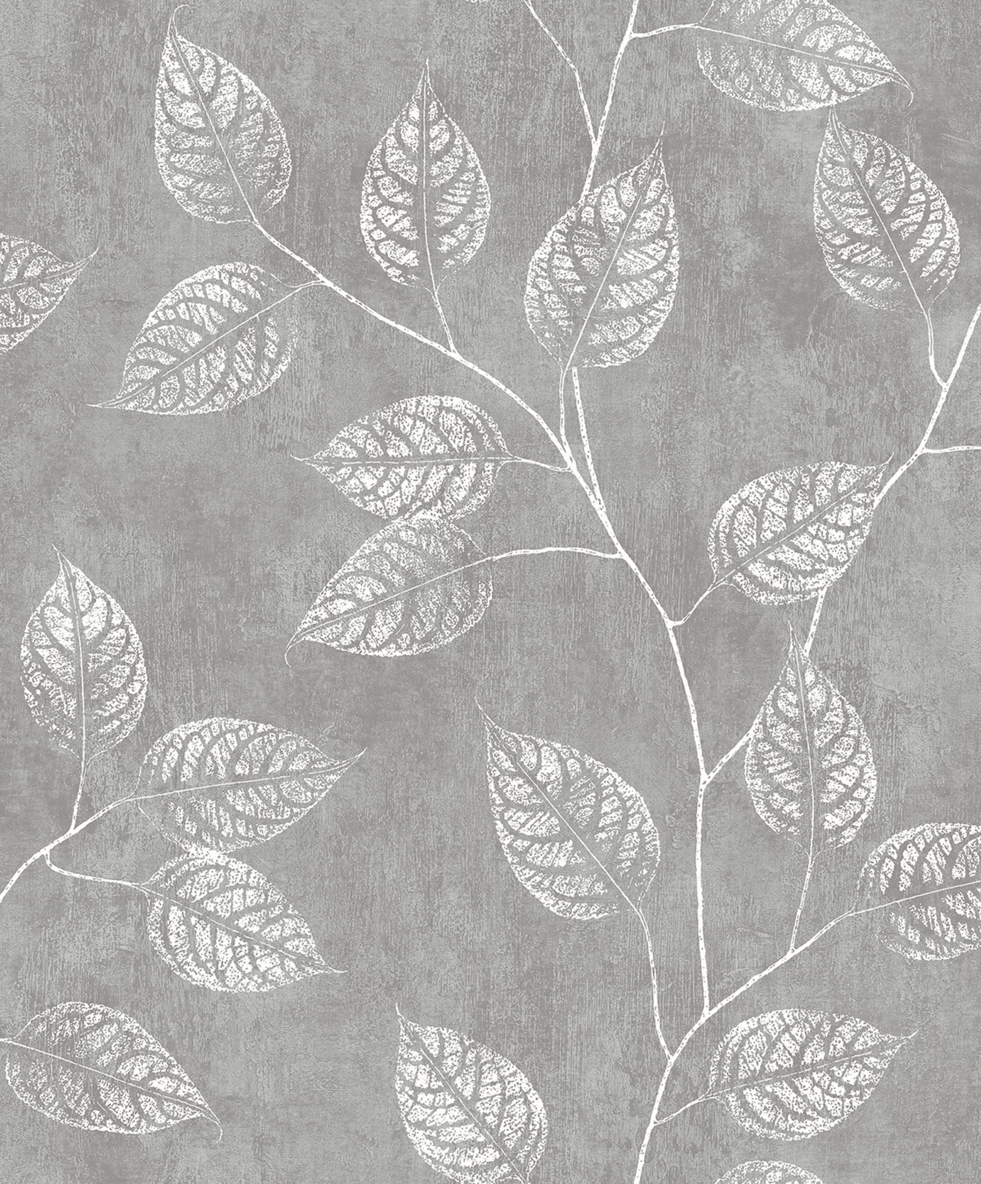Mist Gray Branch Of Leaves Wallpaper
close-up.