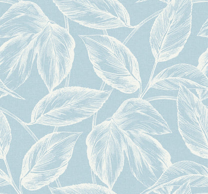 Sketched Leaves Wallpaper