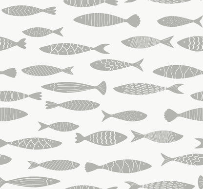 Painted Fish Wallpaper