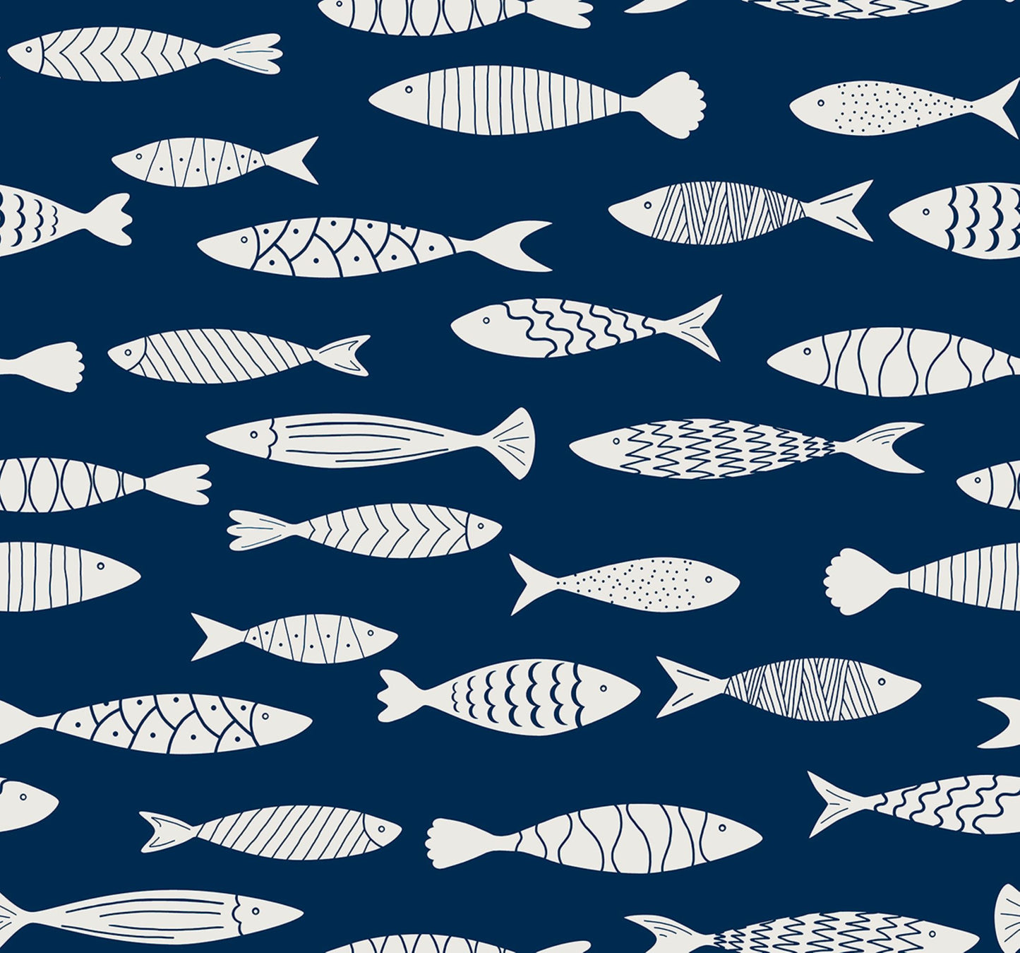 Painted Fish Wallpaper