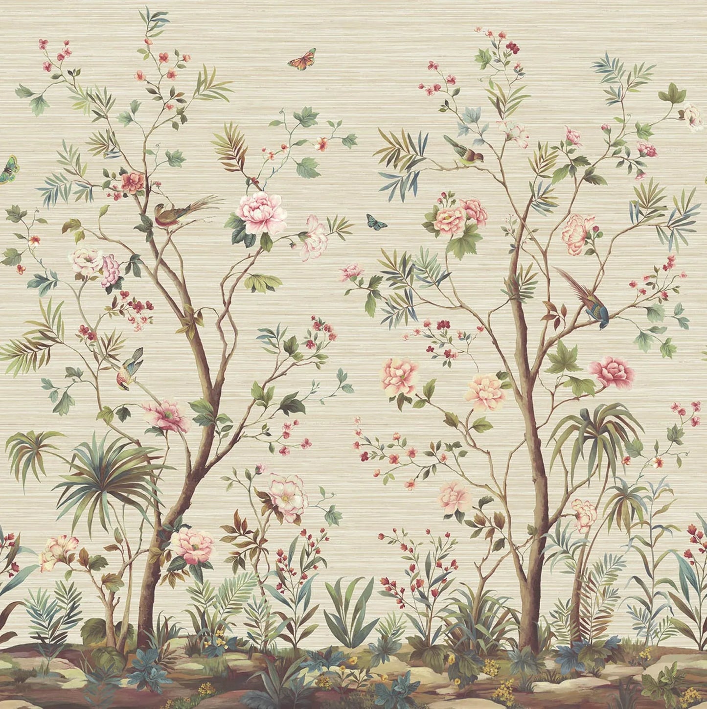 Garden Floral Murals - Casa Mia Wallcovering