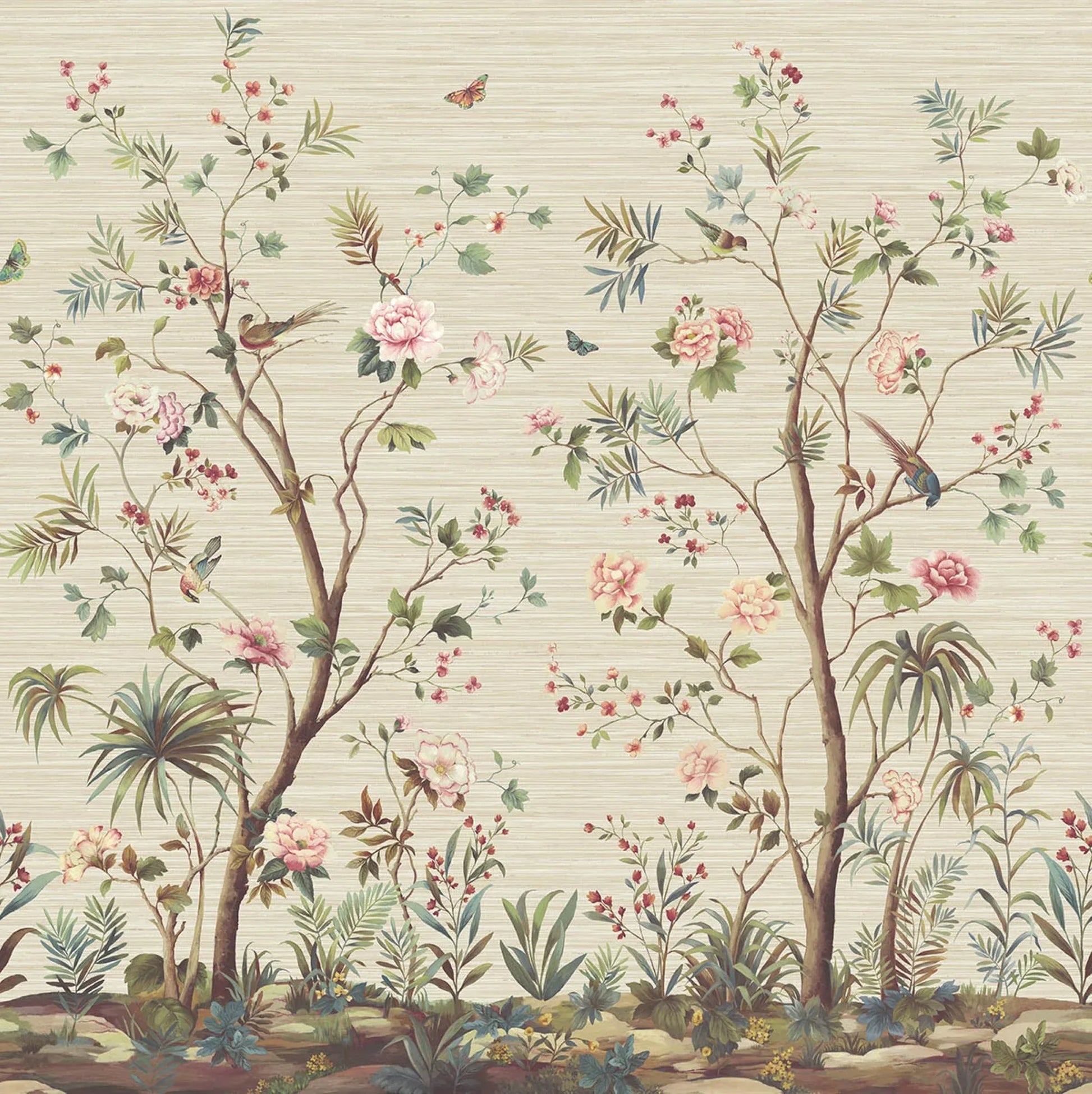 Garden Floral Murals - Casa Mia Wallcovering