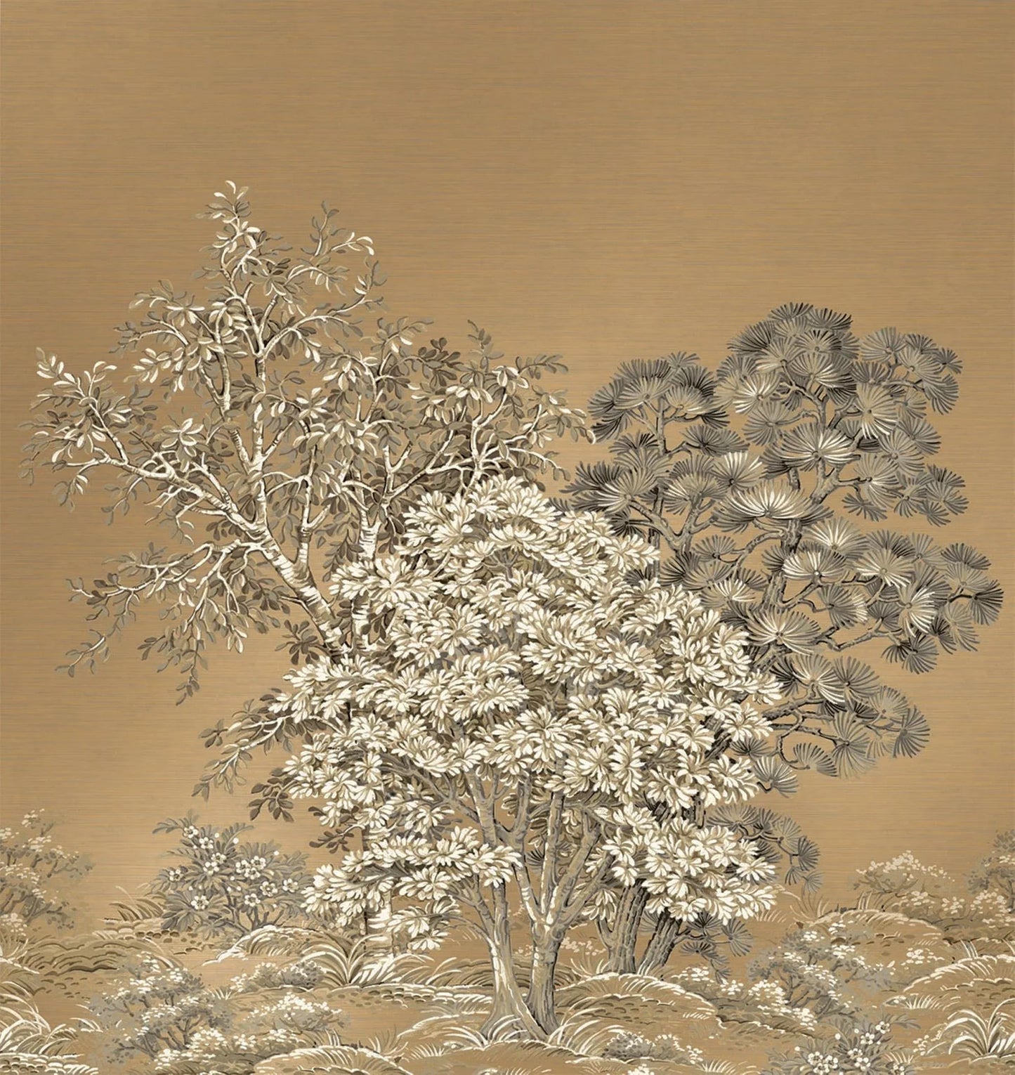 Painted Trees Murals - Casa Mia Wallcovering